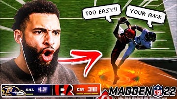 EPIC GAME OF WR VS DB AGAINST *TOXIC TRASH TALKER* INSANE ENDING!!! WILL EA CHEAT ME AGAIN?
