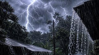 Stop Overthinking Tonight 🌧️ Real Heavy Rain Sounds and Thunder for Deep Sleep