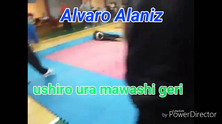 Alvaro Alaniz -ushiro ura mawashi geri