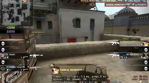 CS:GO AK-47 ACE 4 HEADSHOOT (DMG RANK)