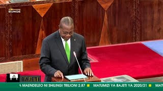 LIVE: UWASILISHAJI WA BAJETI KUU YA SERIKALI - MWAKA WA FEDHA 2020/21