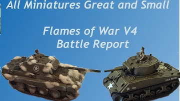Flames of War Version 4!   Battle Report 4 - Battle of the Bulge!
