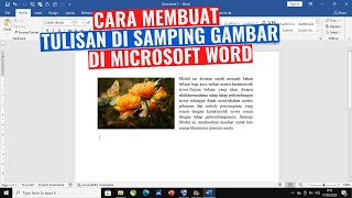 Cara Membuat Tulisan di Samping Gambar Pada Microsoft Word screenshot 4