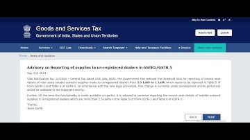 B2C Large Invoice Threshold limit Changes | B2C Large invoice Thresholdlimit in TallyPrime