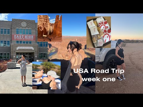 USA Road Trip Vlog - Week One ♡| Poppy Mead