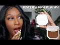 FENTY BEAUTY SOFT MATTE POWDER FOUNDATION #410 l THE BEST POWDER FOUNDATION IN THE GAME!