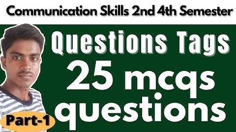 । communication skills 2nd question tags mcq questions in hindi।up polytechnic mcq questions। bteup