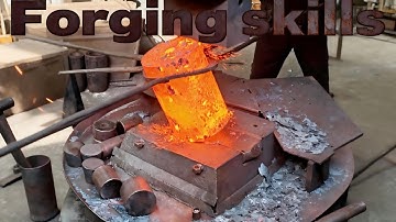 Inside the factory Incredible Transformation of Hot Steel by a Team #forging #machine #blacksmith