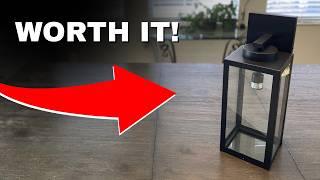 20" Large Outdoor Wall Lights with Closed Bottom - Black Outdoor Light Fixture Porch Lantern Review