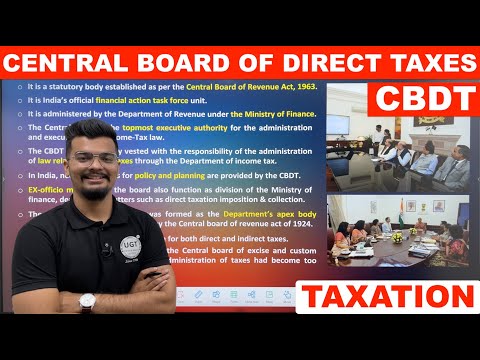 Central Board of Direct Taxes? | CBDT | What is Central Board of Direct Taxes | Taxation | UGT