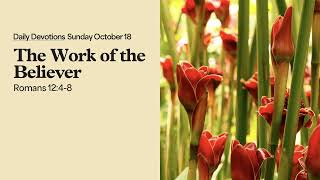 The Work of the Believer - Daily Devotions News