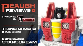 Video Review: Transformers Kingdom - Core Class STARSCREAM