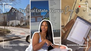 Day in the life of a realtor VLOG Property Tours| Pulling Comps| Day 2/90