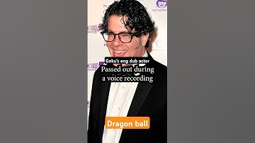 did you know #goku Eng voice actor passed out