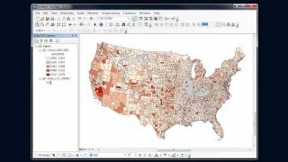 ArcMap - Basic symbology #2 - Choropleth map
