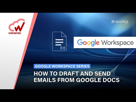 How to draft and send emails from Google Docs