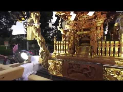 平成28年 久我山 稲荷神社  例大祭  本社大神輿立派な渡御。