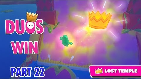 FALL GUYS Season 4: Creative Construction Duos Win at Lost Temple