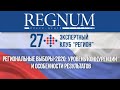 Онлайн: «Региональные выборы-2020: уровень конкуренции и особенности результатов»