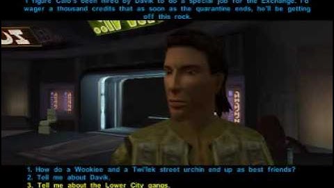 Star Wars - Knights of the Old Republic walkthrough part 10