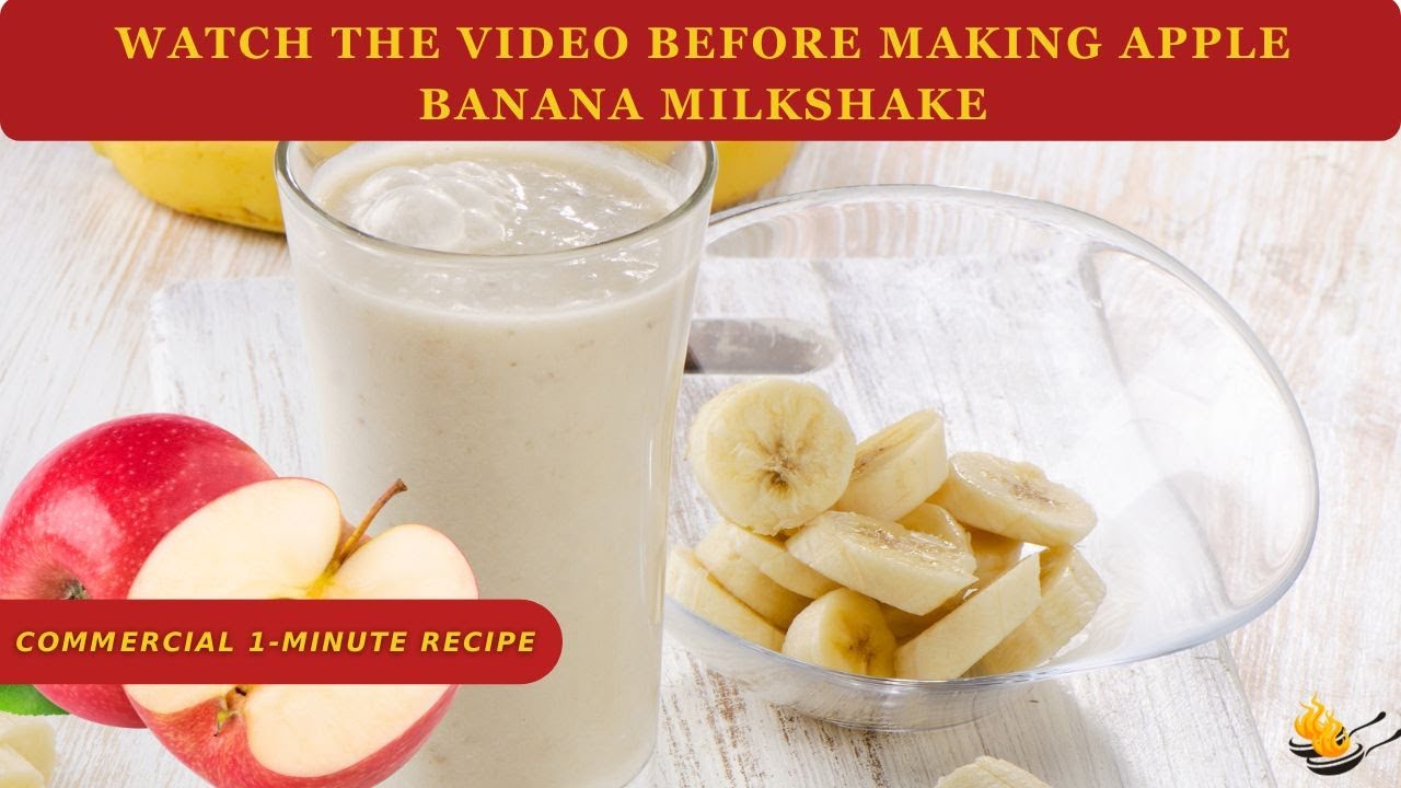 Apple Banana Milkshake Apple Banana Shake Apple Banana Smoothie