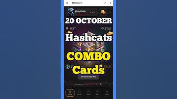 Hashcats Daily Combo 20 October | Hashcat Stake Code | Hashcat Combo Cards Today | #hashcatcombo