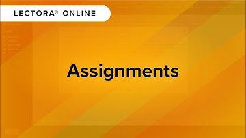 Collaboration in Lectora Online - Working with Assignments