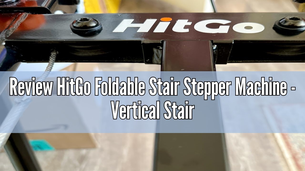 Review HitGo Foldable Stair Stepper Machine - Vertical Stair Climber for Home Gym, Full-Body Cardio