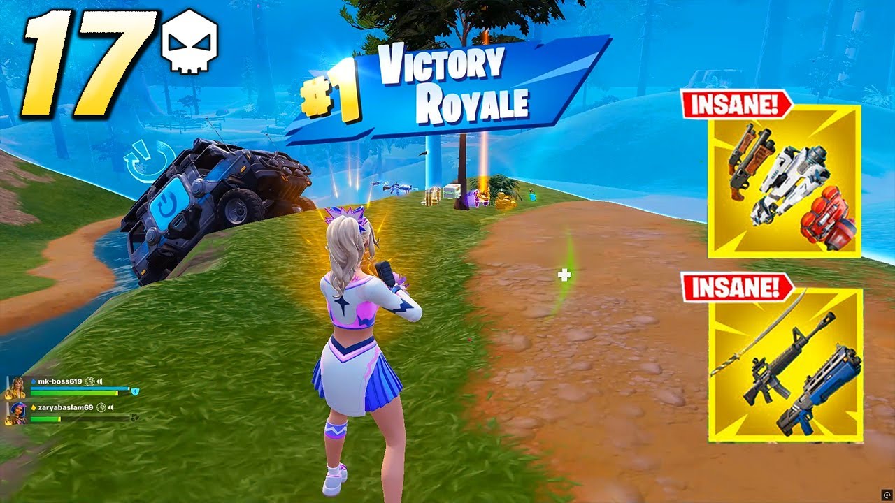 Fortnite 17 kills Gameplay High Elimination Gameplay in Fortnite Chapter 7! Kim Kardashian Fortnite