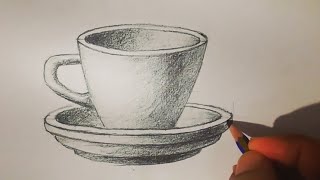 Coffee cup drawing/Kahve fincanı çizimi