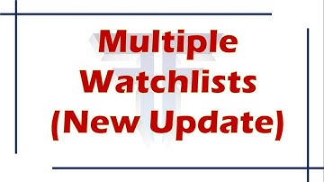 Fyers Web | Multiple Watchlists (New Update)
