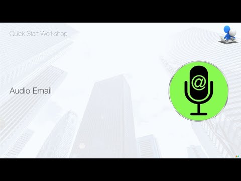 Audio Email erstellen