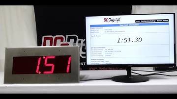 POE Network NTP Clock 3.0 Upgrade, New Webpage Features for DC-Digital Network Clocks