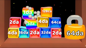 Jelly Cube 2048 - ASMR Gameplay ( Part - 06) 64da