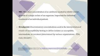 ANTIMICROBIAL SUSCEPTIBILITY TESTING IN THE ERA OF MULTI-DRUG RESISTANT ORGANISMS!