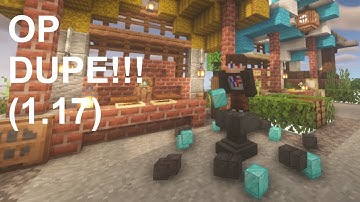 How to DUPE Items in Java 1.17!! (WORKING)