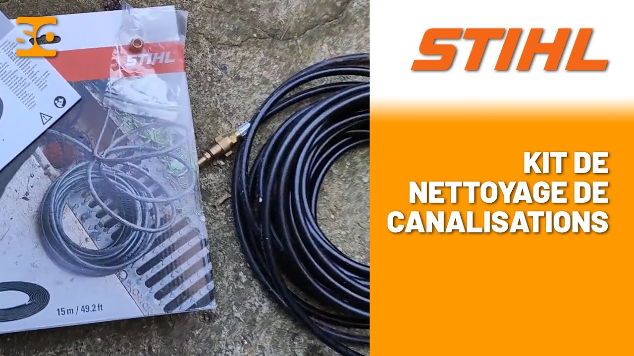 Démonstration du Kit de nettoyage de canalisations  - STIHL