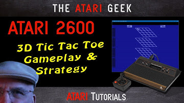 Atari 2600 3D Tic Tac Toe Gamplay and Strategy