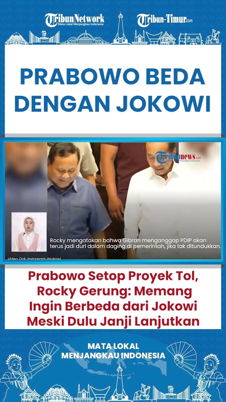 SHORT Rocky Gerung Nilai Prabowo Ingin Beda dengan Jokowi Usai Stop Proyek Tol!