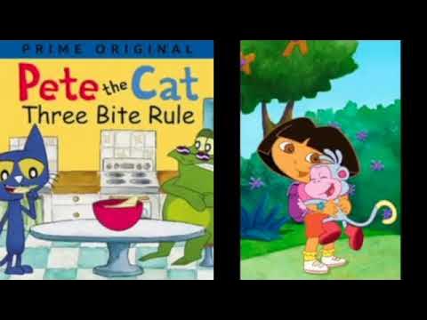 MERGED - Pete The Cat and Dora The Explorer Shake It Off - YouTube