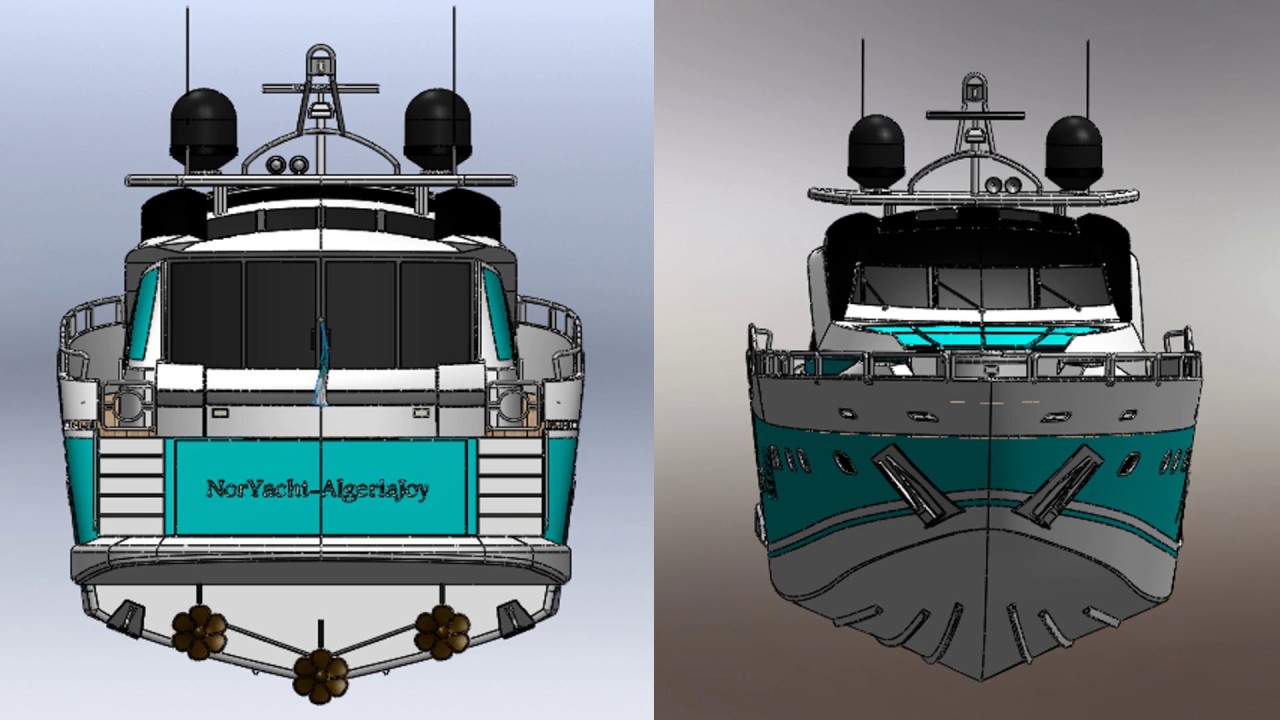 solidworks yacht design