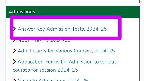 AMU 11th BA BSC Bcom BALLB Btech Official Answer key 2024