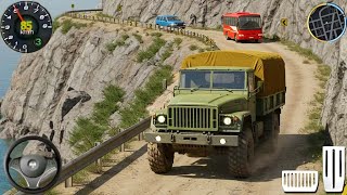 Army Coach Bus Transport 3D Game - City Police Truck Transport Driving Simulator - Android Gameplay screenshot 5