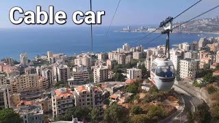 CABLE CAR TELEFERIQUE JOUNIEH HARISSA LEBANON