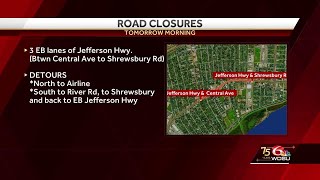 JP road closures