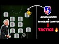TRY THIS NEW META 4-2-2-2 FORMATION WITH QUICK COUNTER &amp; LONG BALL COUNTER | Best formation🥶?