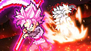 [WHAT IF] GOKU AF🐉 VS GOKU BLACK🔥 (SPRITE ANIMATION) PARTE 1