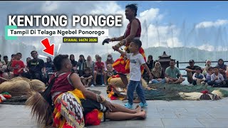 Bujang Ganong Kentong Pongge Tampil Di Telaga Ngebel Ponorogo