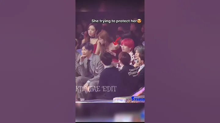 the girl showing respect 😍 when sitting with BTS 🥰❤️ #bts #taehyung #shorts