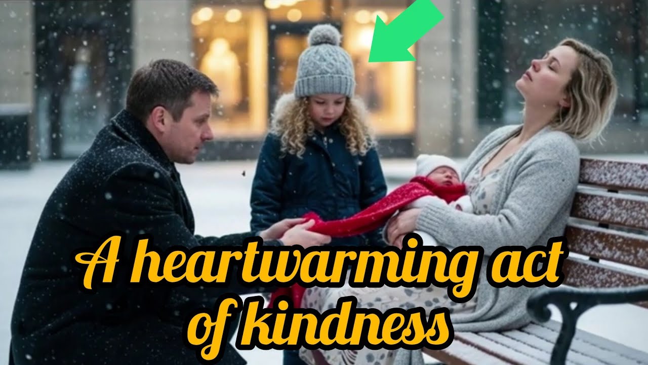 Daddy, Her Baby Is Freezing!, - How a CEO Single Dad And His Little Girl Saved a Homeless Mother.